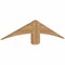 Ekena Millwork Bellingham Timber Gable Bracket, Western Red Cedar, 48"W x 10"H x 1 1/2"D x 5 1/2"F, 5/12 Pitch GBW048X10X0206BEL00SWR - alternate 3